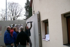 .... und werden fixiert.